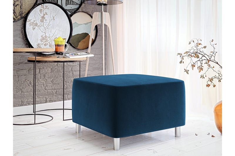Kintore Fotpall 56 cm Dark blue - Möbler - Fåtölj & stolar - Pall & puff - Fotpallar