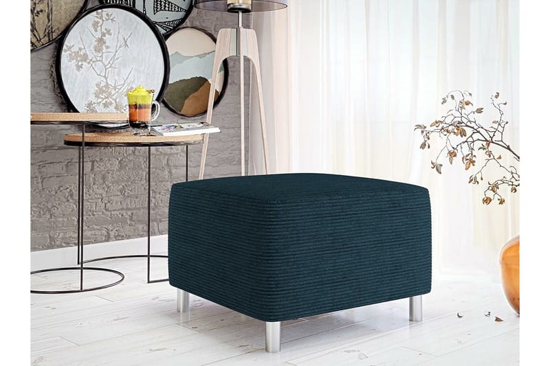 Kintore Fotpall 56 cm Dark blue - Möbler - Fåtölj & stolar - Pall & puff - Fotpallar