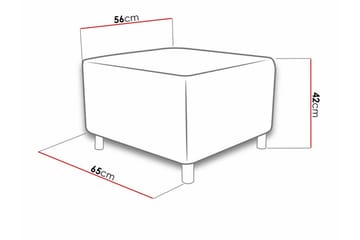 Kintore Fotpall 56 cm Dark blue - Möbler - Fåtölj & stolar - Pall & puff - Fotpallar