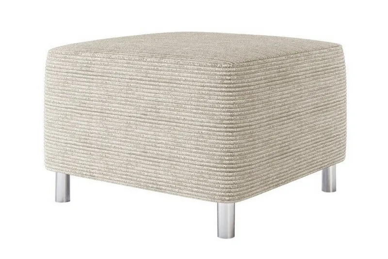 Kintore Fotpall 56 cm NO_BRAND beige - Möbler - Fåtölj & stolar - Pall & puff - Fotpallar