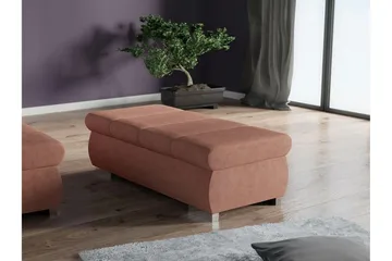 Kintore Fotpall 60 cm Light Brown/Cream - Möbler - Fåtölj & stolar - Pall & puff - Fotpallar