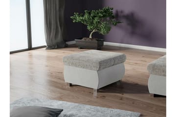 Kintore Fotpall 60 cm Light grey/Dark grey - Möbler - Fåtölj & stolar - Pall & puff - Fotpallar