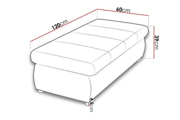 Kintore Fotpall 60 cm - Möbler - Fåtölj & stolar - Pall & puff - Fotpallar