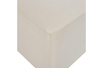 Fotpall Kohlo Beige/svart - Beige/svart - Möbler - Fåtölj & stolar - Pall & puff - Fotpallar