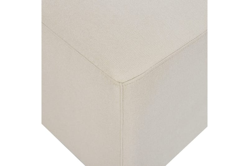 Fotpall Kohlo Beige/svart - Beige/svart - Möbler - Fåtölj & stolar - Pall & puff - Fotpallar