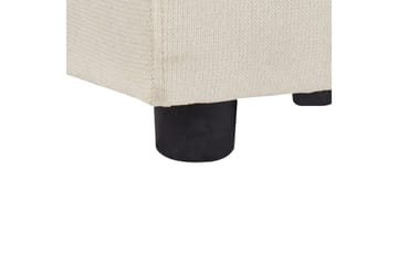 Fotpall Kohlo Beige/svart - Beige/svart - Möbler - Fåtölj & stolar - Pall & puff - Fotpallar