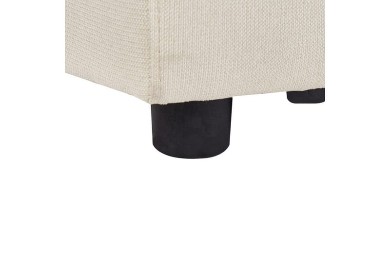 Fotpall Kohlo Beige/svart - Beige/svart - Möbler - Fåtölj & stolar - Pall & puff - Fotpallar