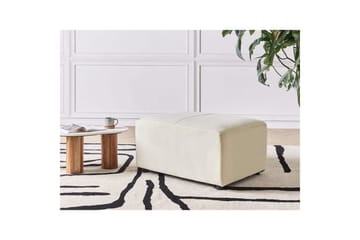 Fotpall Kohlo Beige/svart - Beige/svart - Möbler - Fåtölj & stolar - Pall & puff - Fotpallar