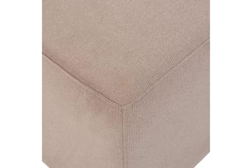 Fotpall Kohlo Taupe/svart - Taupe/svart - Möbler - Fåtölj & stolar - Pall & puff - Fotpallar