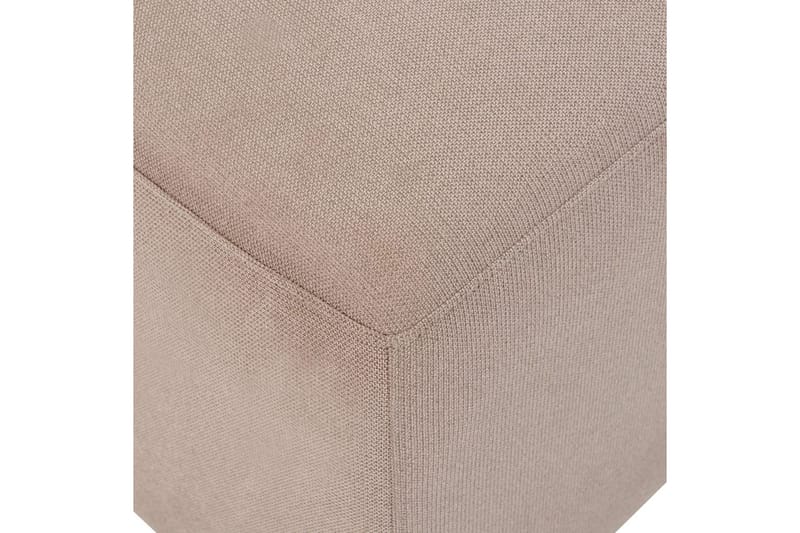 Fotpall Kohlo Taupe/svart - Taupe/svart - Möbler - Fåtölj & stolar - Pall & puff - Fotpallar