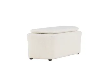 Laurel Fotpall - Vit - Möbler - Fåtölj & stolar - Pall & puff - Fotpallar