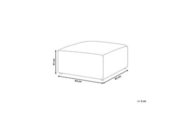 Fotpall Lemvig Beige - Beige - Möbler - Fåtölj & stolar - Pall & puff - Fotpallar