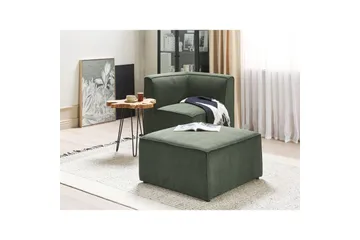 Fotpall Lemvig Grön - Grön - Möbler - Fåtölj & stolar - Pall & puff - Fotpallar