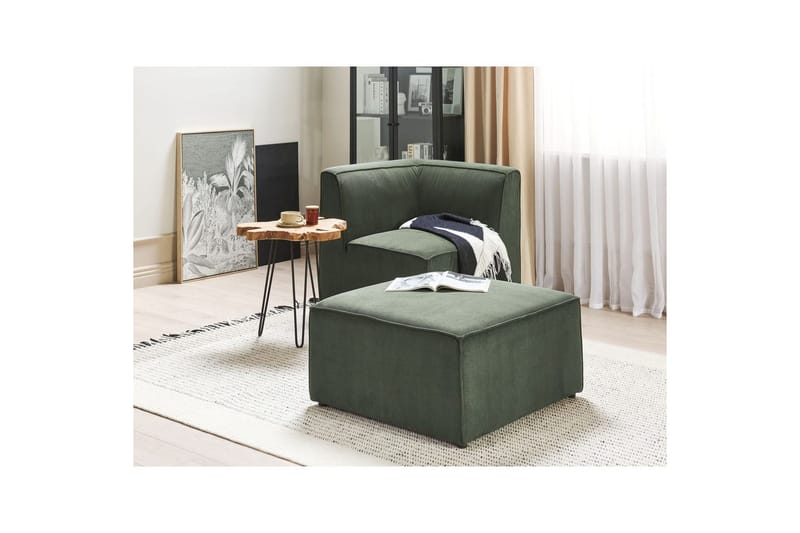 Fotpall Lemvig Grön - Grön - Möbler - Fåtölj & stolar - Pall & puff - Fotpallar