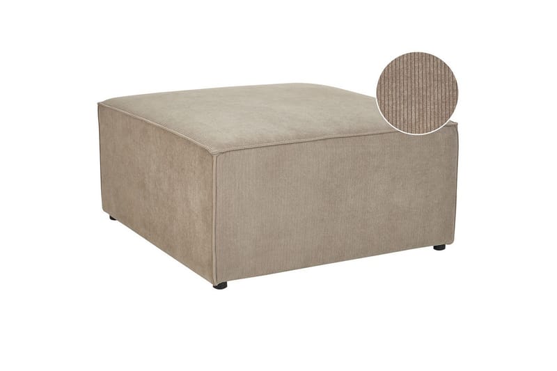 Fotpall Lemvig Taupe - Taupe - Möbler - Fåtölj & stolar - Pall & puff - Fotpallar