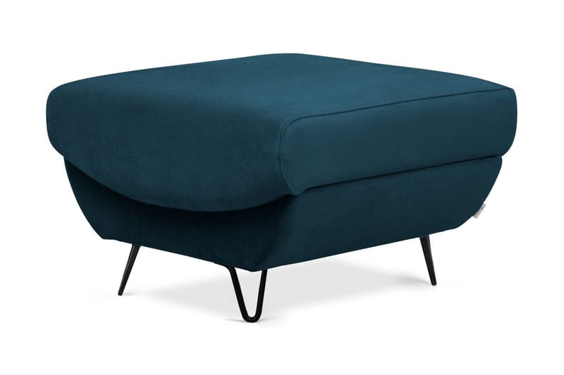 Lence Fotpall - Blå - Möbler - Fåtölj & stolar - Pall & puff - Fotpallar
