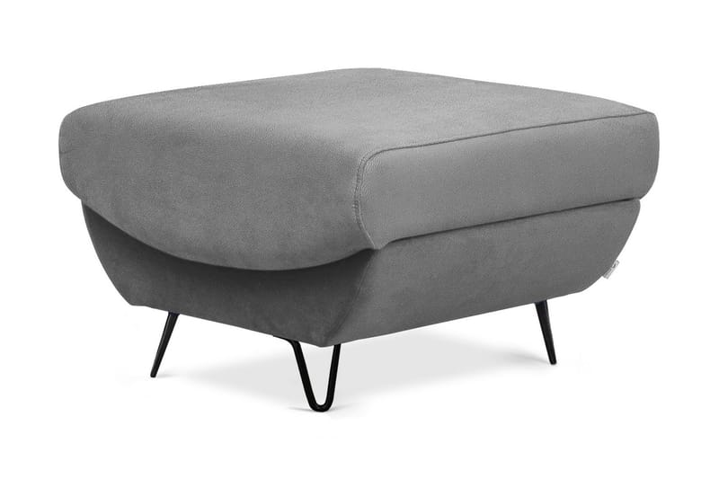 Lence Fotpall - Grå - Möbler - Fåtölj & stolar - Pall & puff - Fotpallar