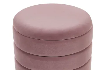 Lerbodatorp Fotpall med Förvaring 2-pack - Rosa - Möbler - Fåtölj & stolar - Pall & puff - Fotpallar