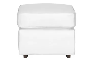 Link Fotpall 60 cm Ecoläder - Vit - Möbler - Fåtölj & stolar - Pall & puff - Fotpallar