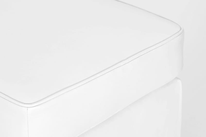 Link Fotpall 60 cm Ecoläder - Vit - Möbler - Fåtölj & stolar - Pall & puff - Fotpallar