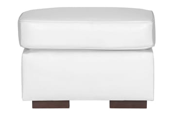 Link Fotpall 60 cm Ecoläder - Vit - Möbler - Fåtölj & stolar - Pall & puff - Fotpallar