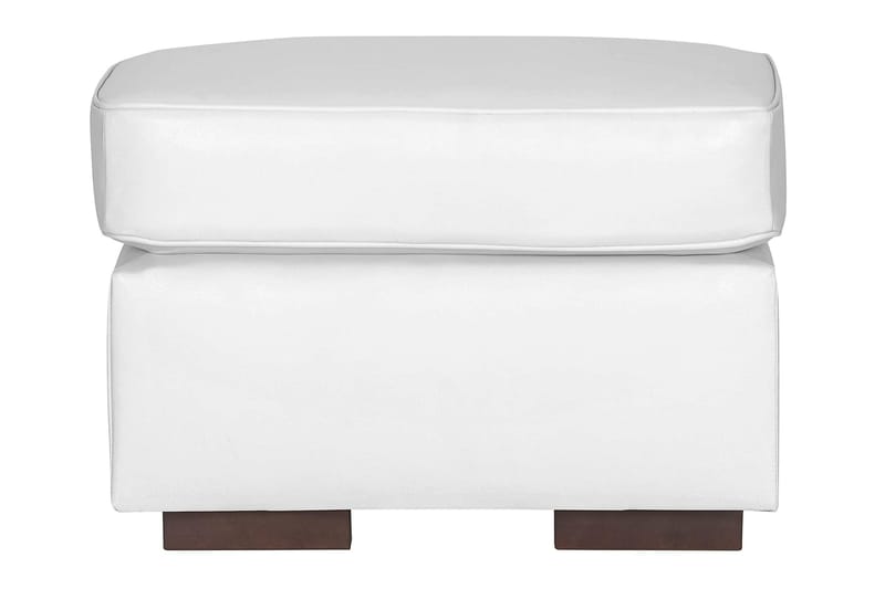 Link Fotpall 60 cm Ecoläder - Vit - Möbler - Fåtölj & stolar - Pall & puff - Fotpallar