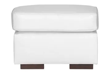 Link Fotpall 60 cm Ecoläder - Vit - Möbler - Fåtölj & stolar - Pall & puff - Fotpallar