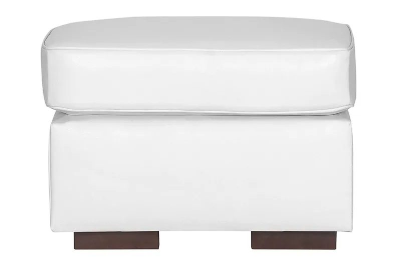 Link Fotpall 60 cm Ecoläder - Vit - Möbler - Fåtölj & stolar - Pall & puff - Fotpallar