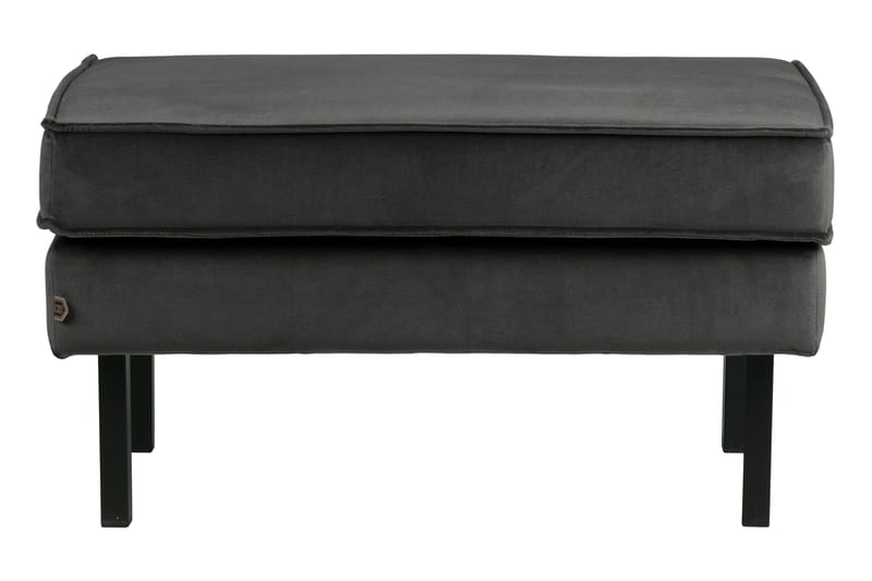 Lissbon Fotpall Sammet - Antracit - Möbler - Fåtölj & stolar - Pall & puff - Fotpallar