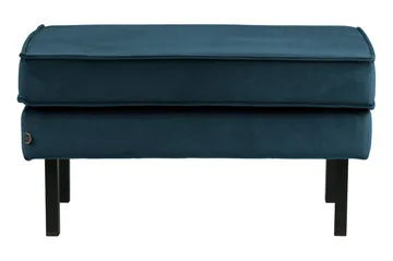 Lissbon Fotpall Sammet - Blå - Möbler - Fåtölj & stolar - Pall & puff - Fotpallar