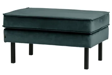 Lissbon Fotpall Sammet - Blågrön - Möbler - Fåtölj & stolar - Pall & puff - Fotpallar