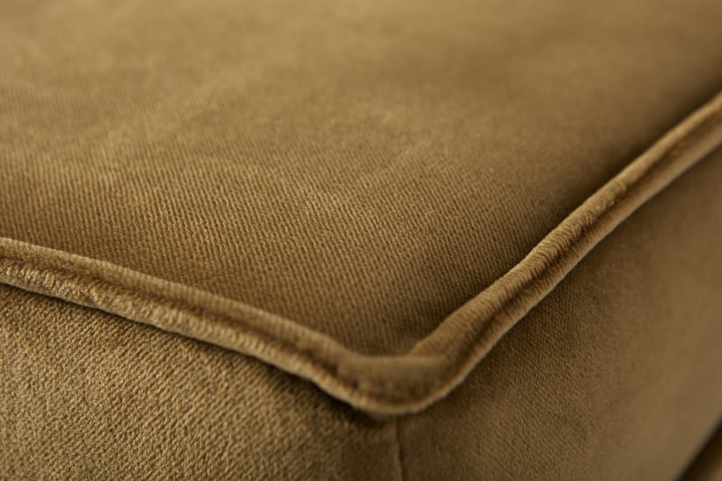 Lissbon Fotpall Sammet - Honungsgul - Möbler - Fåtölj & stolar - Pall & puff - Fotpallar