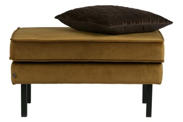 Lissbon Fotpall Sammet - Honungsgul - Möbler - Fåtölj & stolar - Pall & puff - Fotpallar