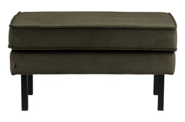 Lissbon Fotpall Sammet - Mörkgrön - Möbler - Fåtölj & stolar - Pall & puff - Fotpallar