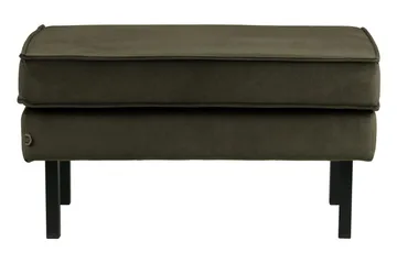 Lissbon Fotpall Sammet - Mörkgrön - Möbler - Fåtölj & stolar - Pall & puff - Fotpallar