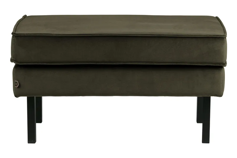 Lissbon Fotpall Sammet - Mörkgrön - Möbler - Fåtölj & stolar - Pall & puff - Fotpallar