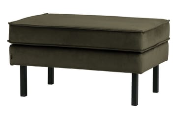 Lissbon Fotpall Sammet - Mörkgrön - Möbler - Fåtölj & stolar - Pall & puff - Fotpallar