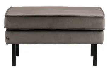 Lissbon Fotpall Sammet - Taupe - Möbler - Fåtölj & stolar - Pall & puff - Fotpallar