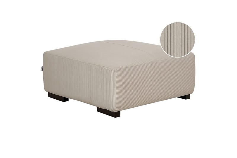 Fotpall Lungo Beige - Beige - Möbler - Fåtölj & stolar - Pall & puff - Fotpallar