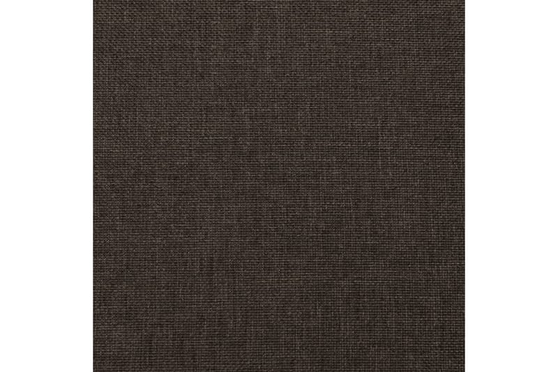 Fotpall mörkbrun 78x56x32 cm tyg - Mörkbrun - Fotpallar
