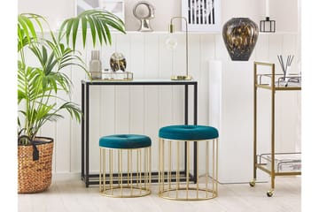 Mattila Fotpall 2-pack - Blå - Möbler - Fåtölj & stolar - Pall & puff - Fotpallar