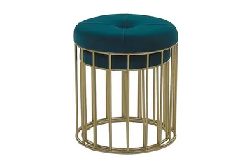 Mattila Fotpall 2-pack - Blå - Möbler - Fåtölj & stolar - Pall & puff - Fotpallar