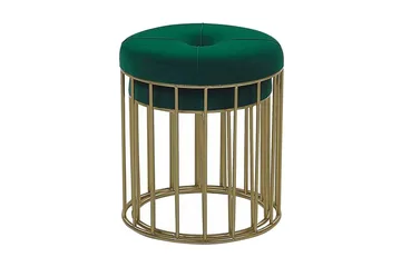 Mattila Fotpall 2-pack - Grön - Möbler - Fåtölj & stolar - Pall & puff - Fotpallar