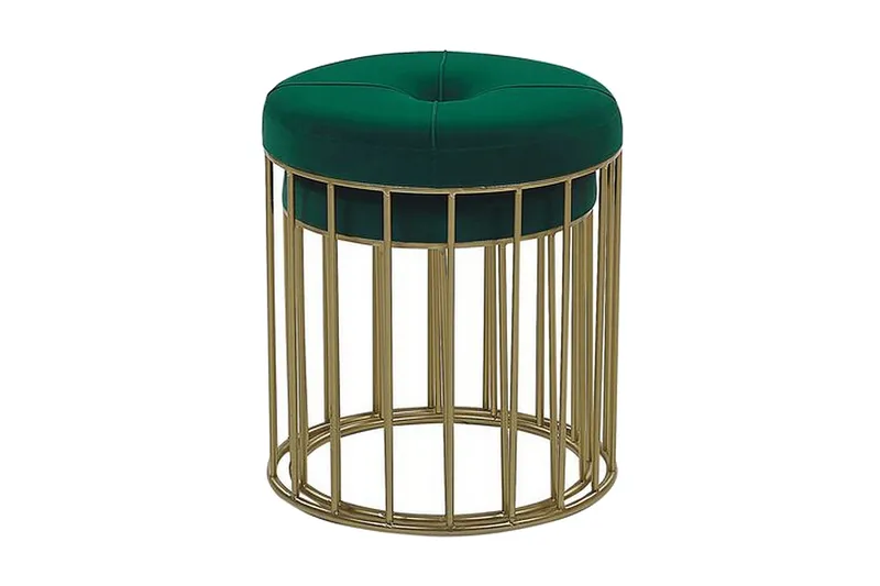 Mattila Fotpall 2-pack - Grön - Möbler - Fåtölj & stolar - Pall & puff - Fotpallar