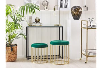 Mattila Fotpall 2-pack - Grön - Möbler - Fåtölj & stolar - Pall & puff - Fotpallar