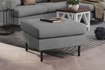 Menard Compact Fotpall 68 cm - Grå - Möbler - Fåtölj & stolar - Pall & puff - Fotpallar