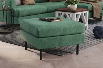 Menard Compact Fotpall 68 cm - Grön - Möbler - Fåtölj & stolar - Pall & puff - Fotpallar