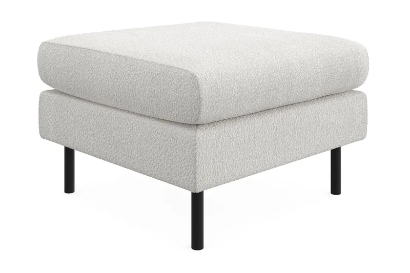 Menard Compact Fotpall 68 cm - Vit - Möbler - Fåtölj & stolar - Pall & puff - Fotpallar