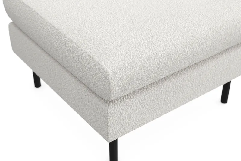 Menard Compact Fotpall 68 cm - Vit - Möbler - Fåtölj & stolar - Pall & puff - Fotpallar