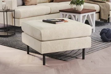 Menard Compact Fotpall 68 cm - Vit - Möbler - Fåtölj & stolar - Pall & puff - Fotpallar